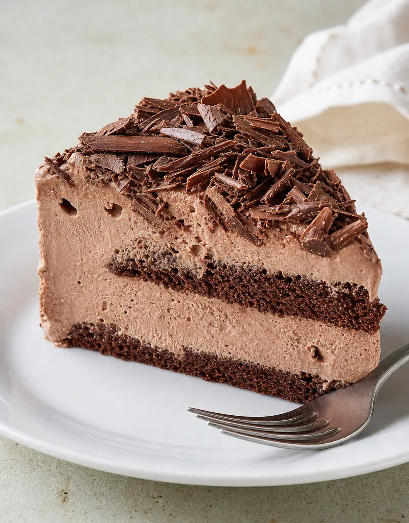 Frozen Kahlua Chocolate Cake prepared dish