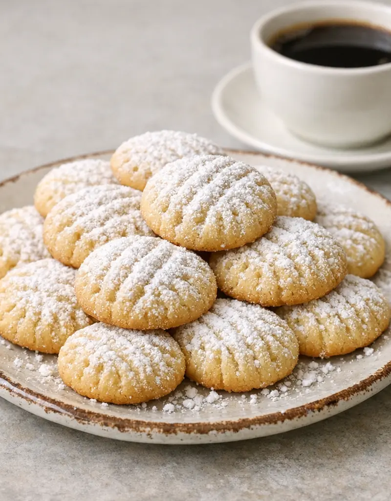 Mexican Butter Cookies prepared dish