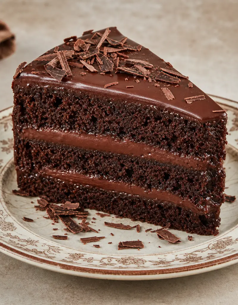 Chocolate Italian Cake prepared dish