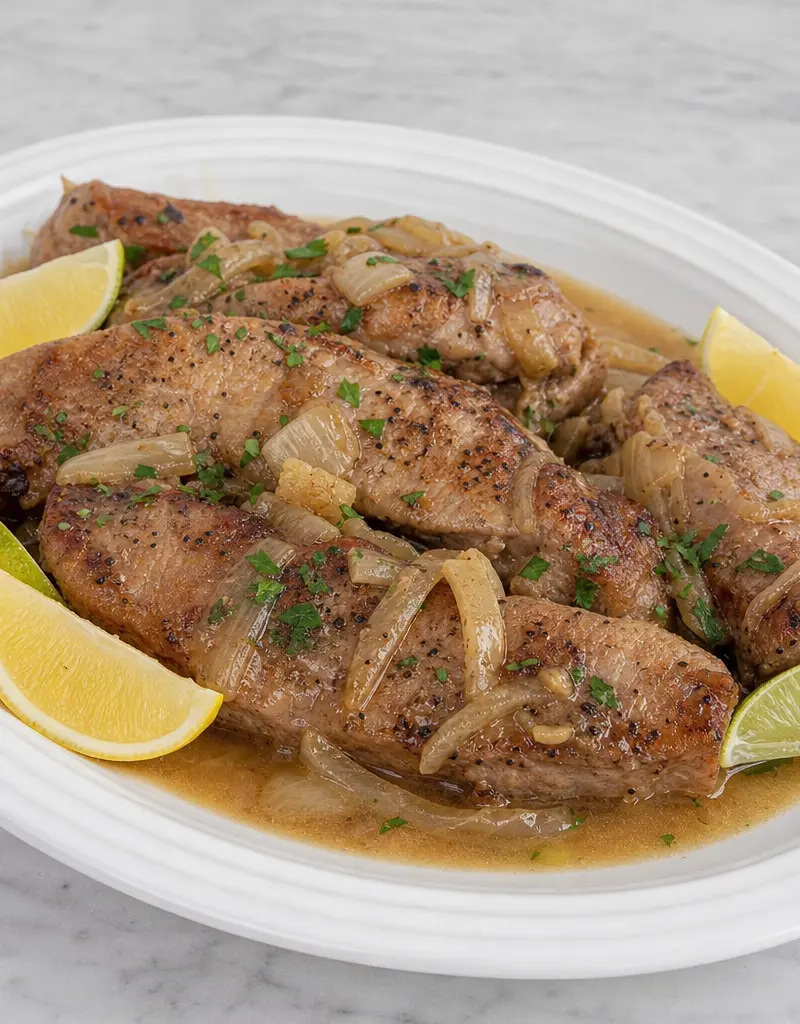 Lemon-lime Braised Country-style Pork Ribs