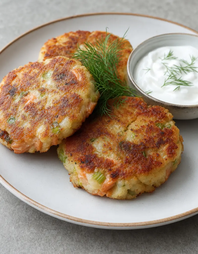 Scottish Smoked Salmon and Potato Cakes