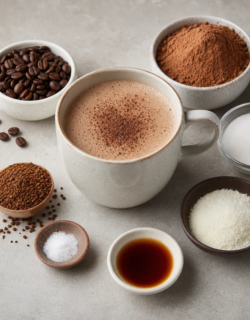 French Vanilla Mocha Coffee Mix prepared dish