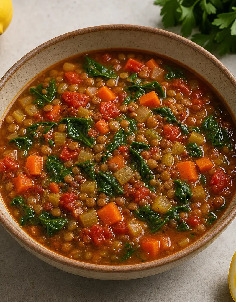 Hearty Lentil Vegetable Soup