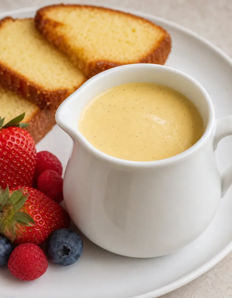 Classic Vanilla Custard Sauce