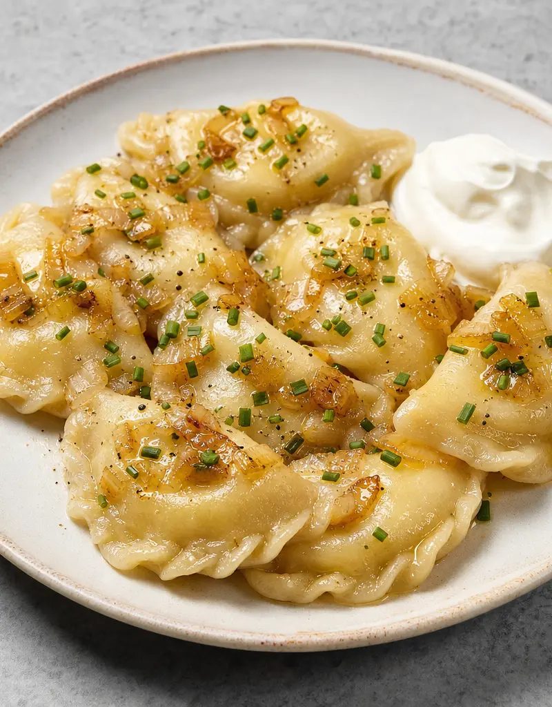 Ukrainian Potato and Cheese Varenyky