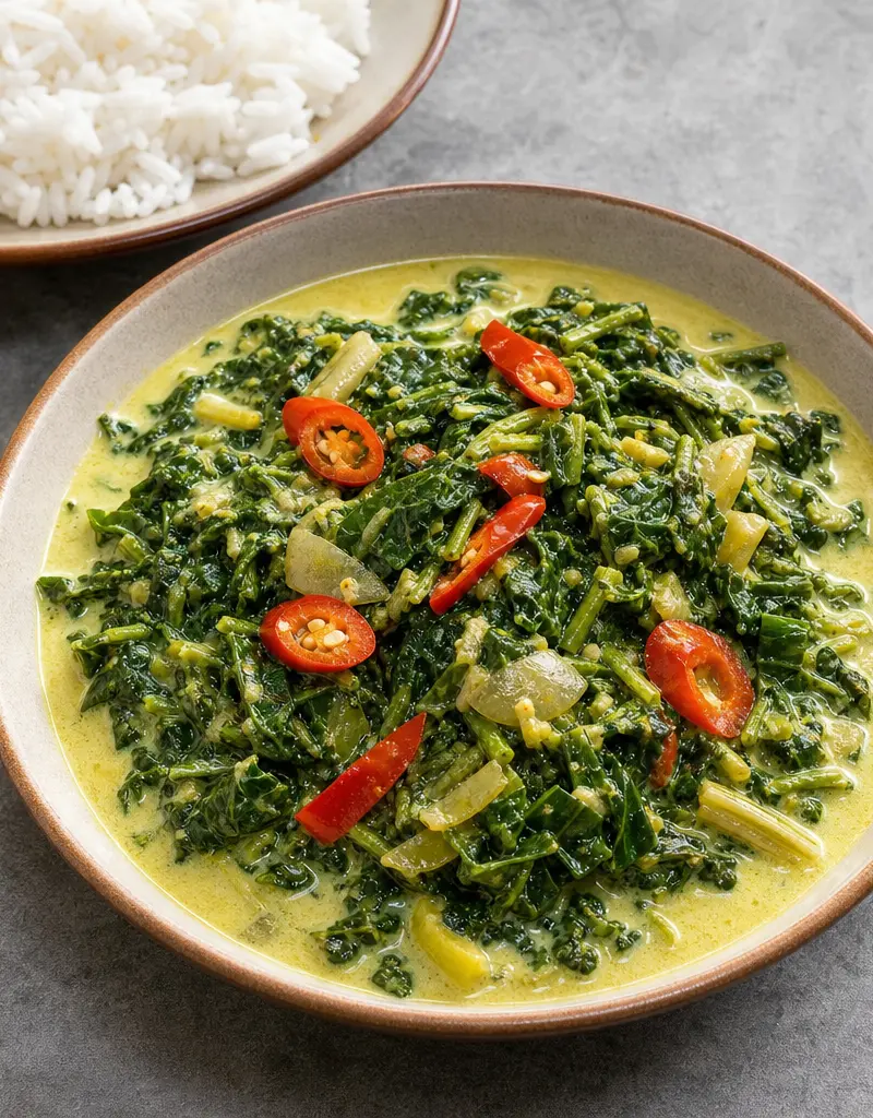 Indonesian Collard Greens Curry