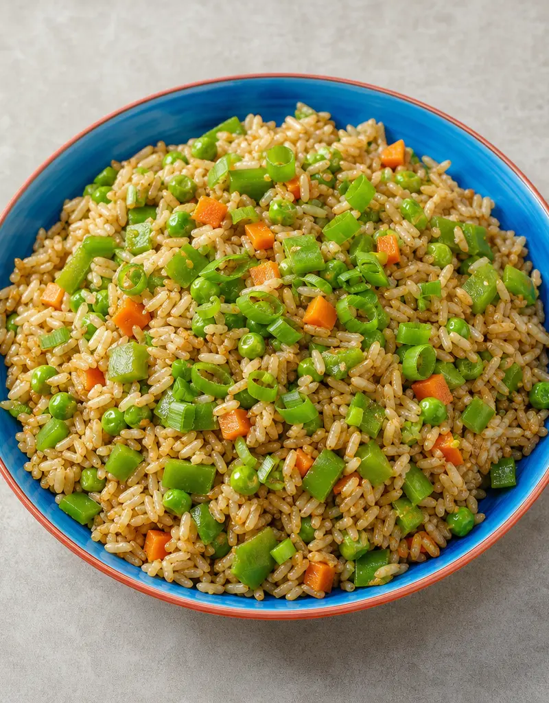 Emerald Vegetable Fried Rice prepared dish