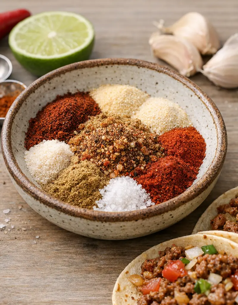 Homemade Taco Seasoning prepared dish