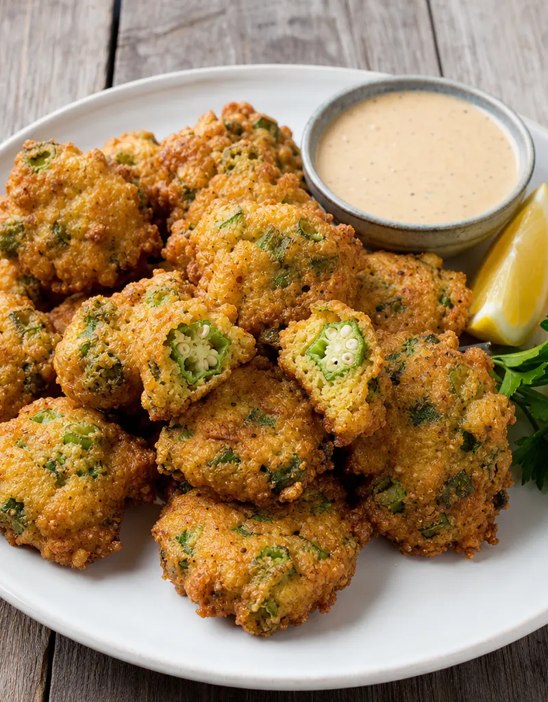 Southern Okra Fritters