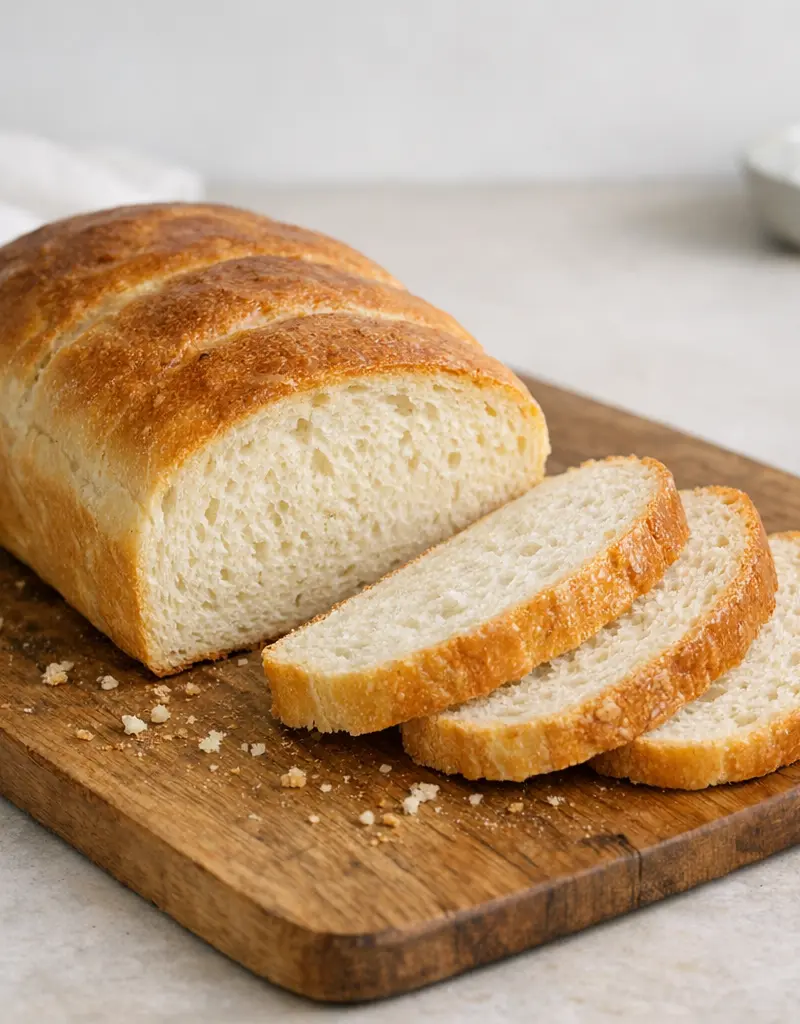 Classic Homemade Bread prepared dish
