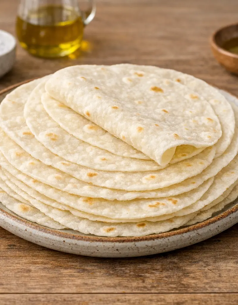 Rice Flour Tortillas prepared dish