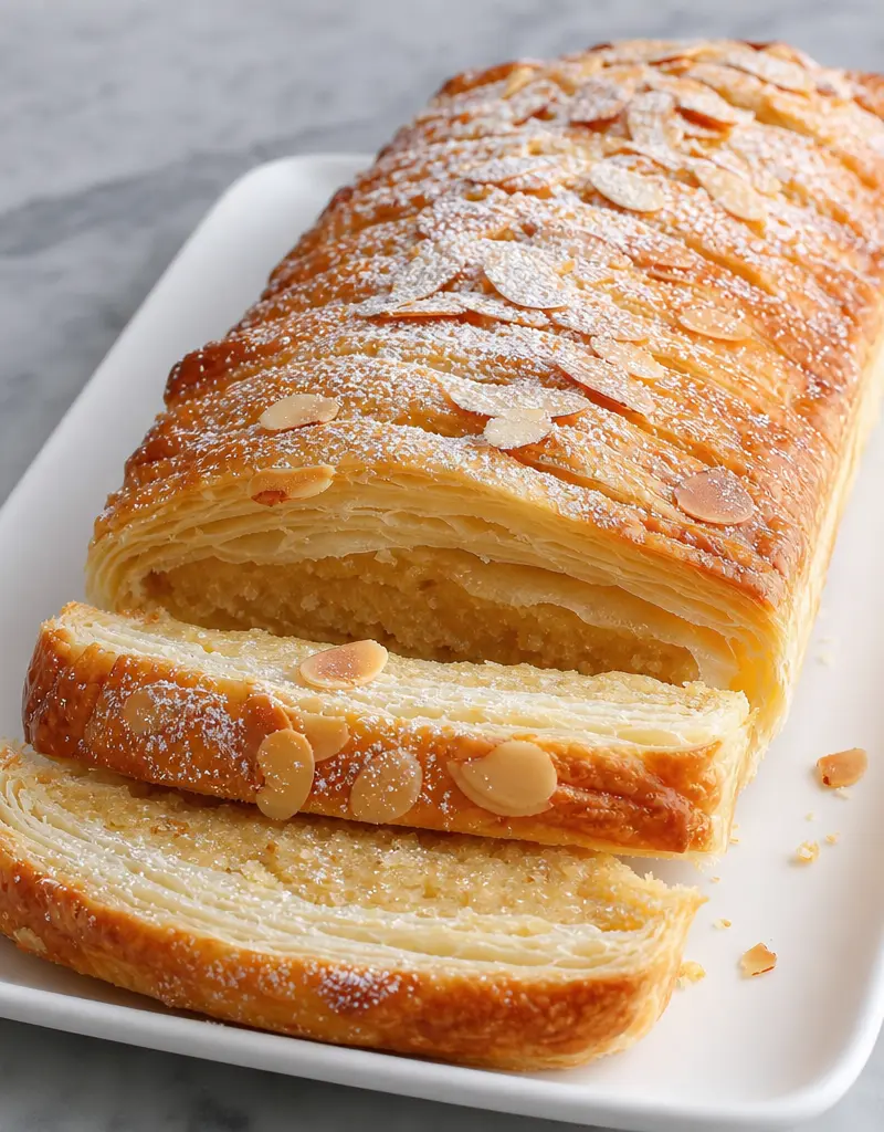 Almond Puff Pastry Loaf