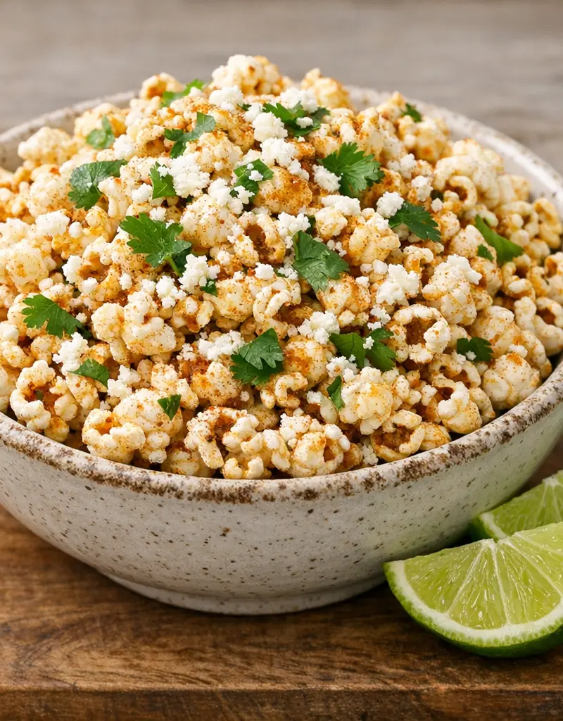 Mexican Street Corn Popcorn prepared dish