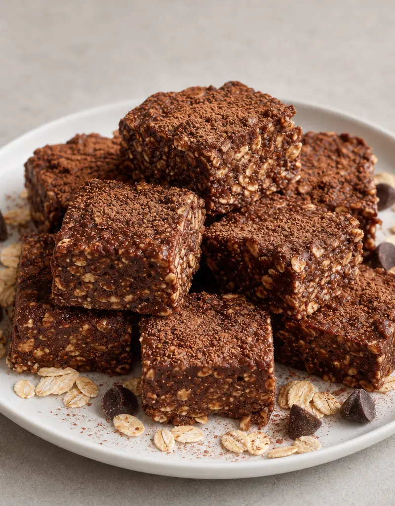 Chocolate Peanut Butter Treats prepared dish