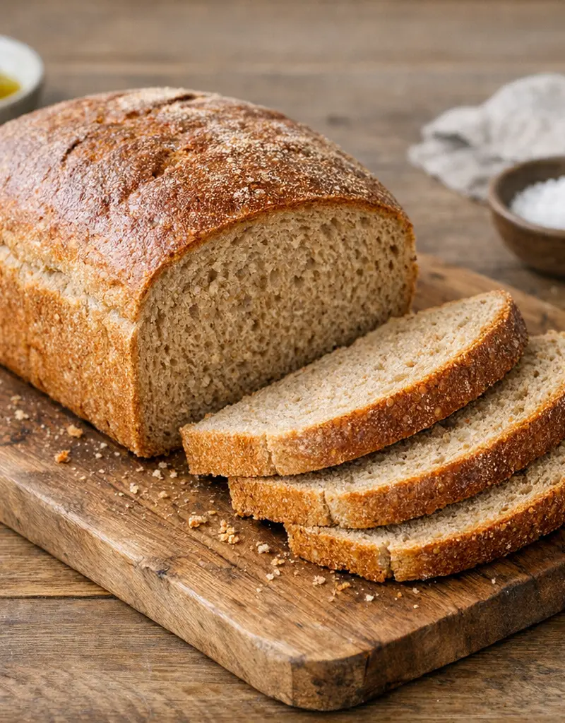Whole Wheat Bread prepared dish