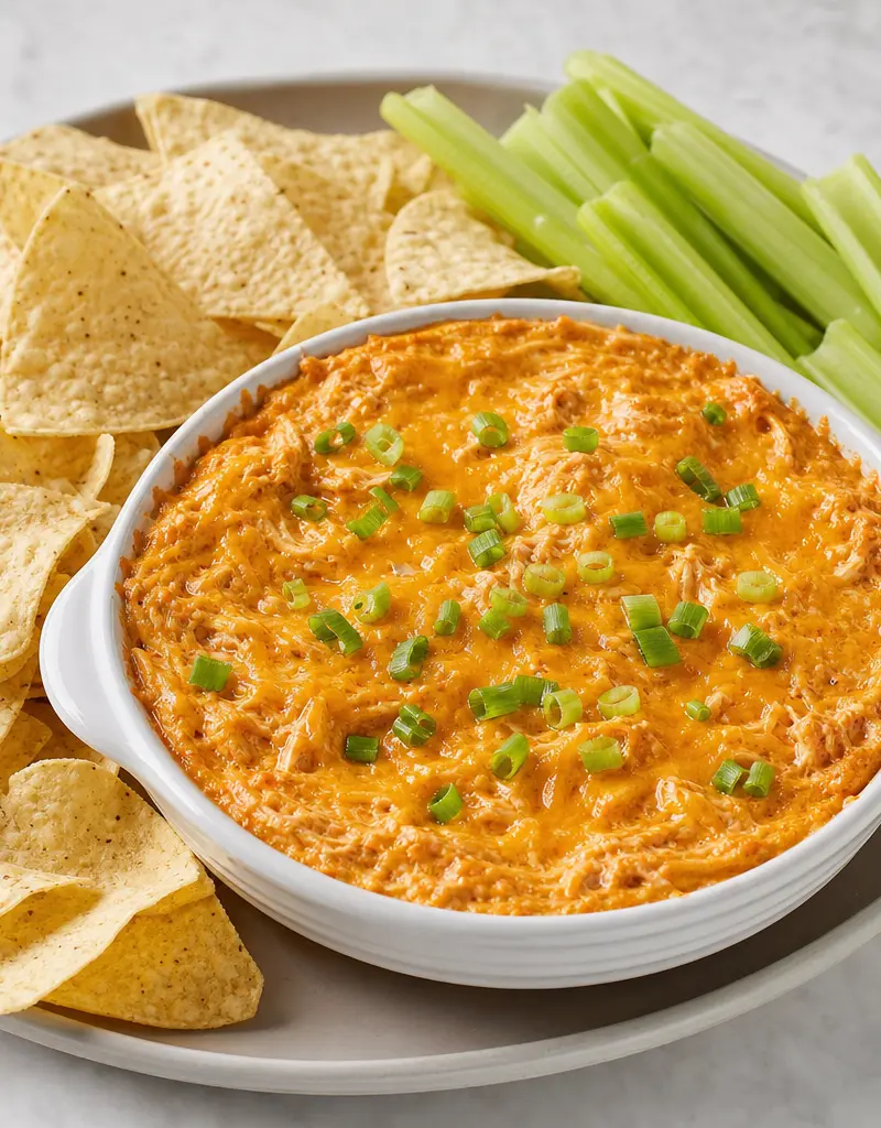 Buffalo Chicken Dip prepared dish