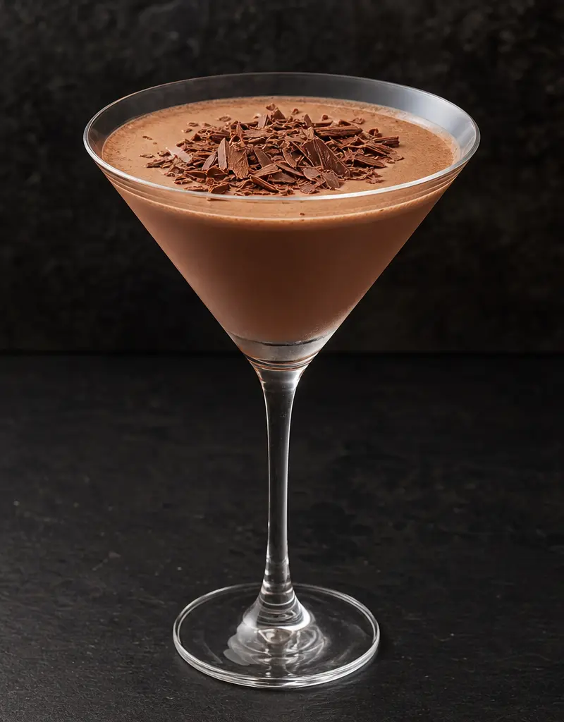 Chocolate Truffle Martini prepared dish