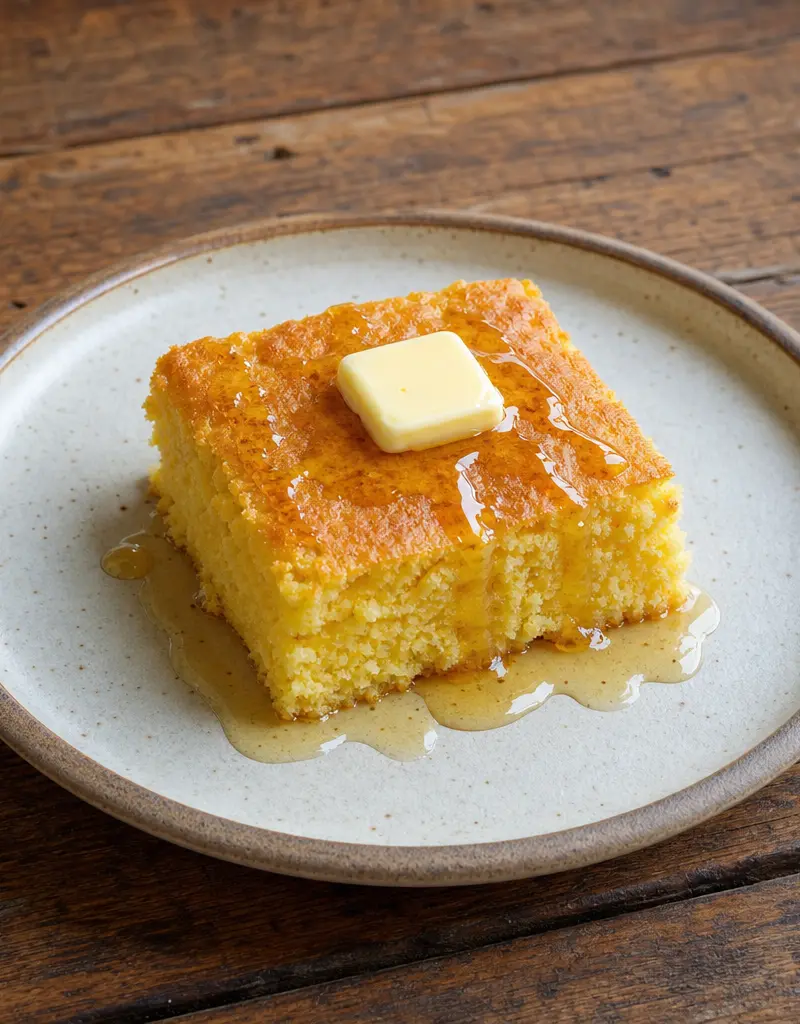 Swedish Cornbread with Honey and Butter