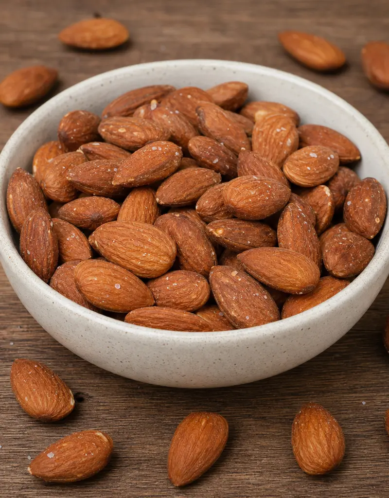 Dry Roasted Almonds prepared dish