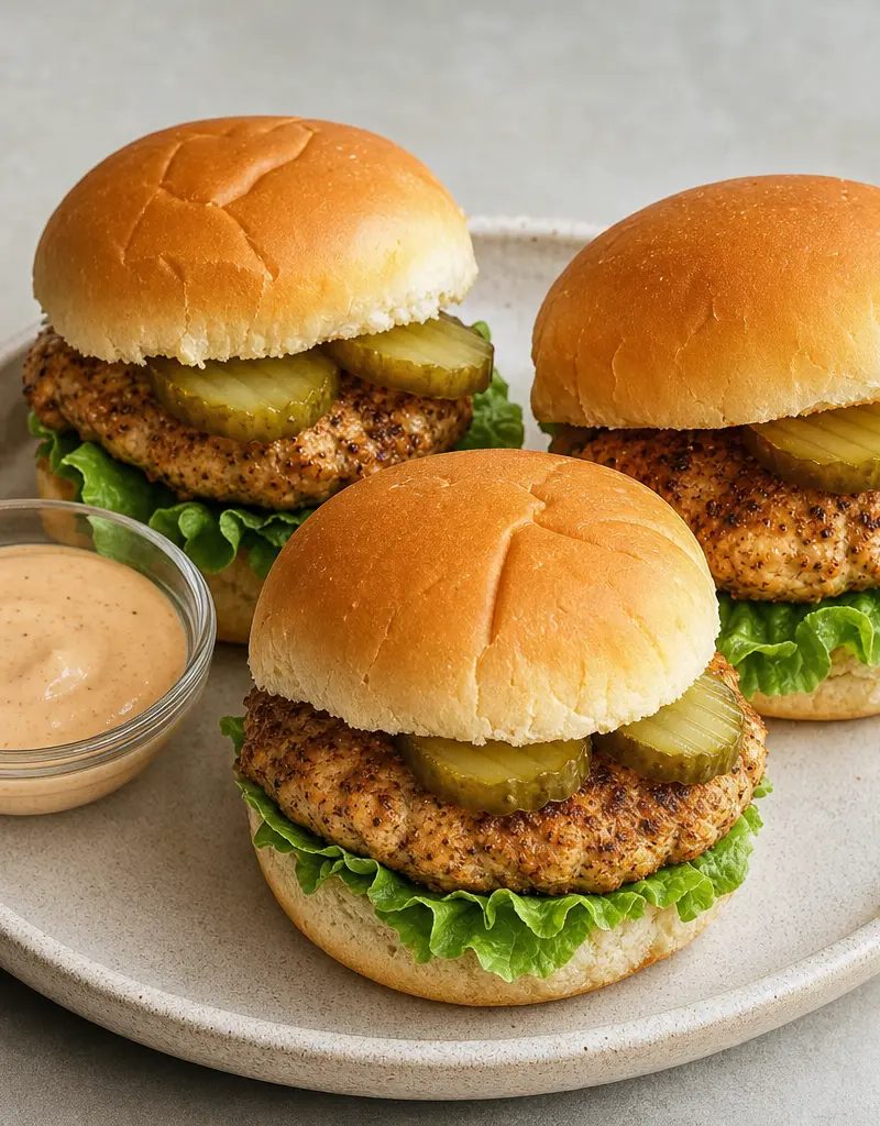 Cajun Chicken Sliders prepared dish