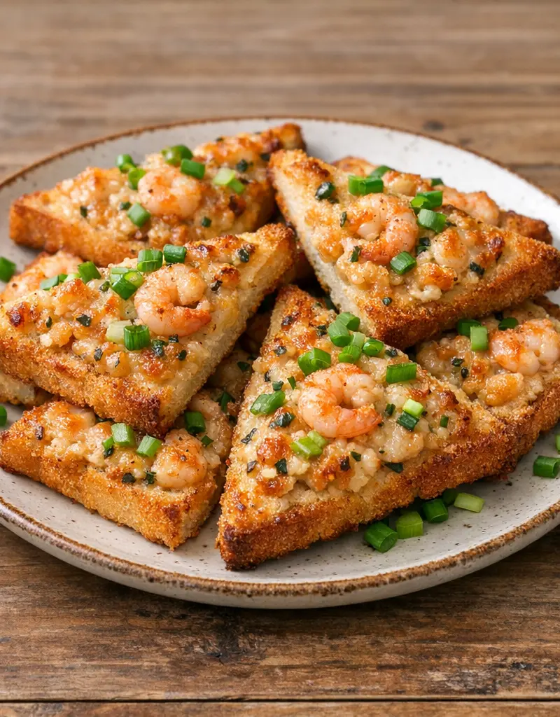 Shrimp Toast prepared dish