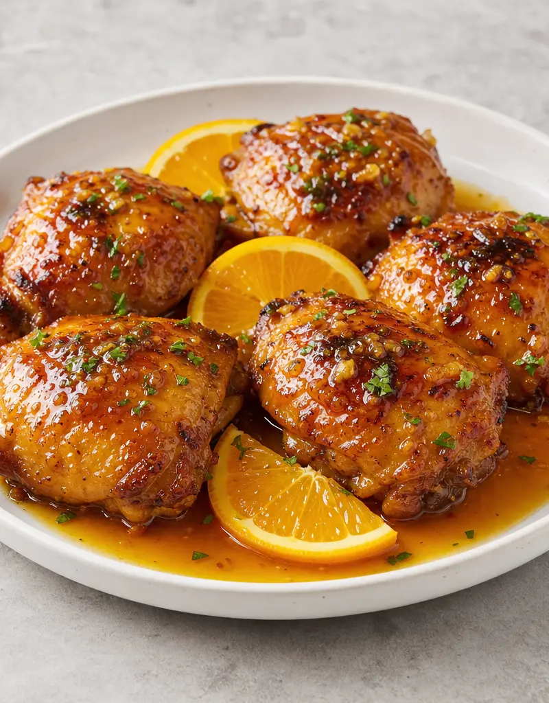 Orange Glazed Baked Chicken
