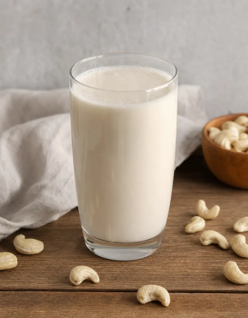 Raw Cashew Milk prepared dish