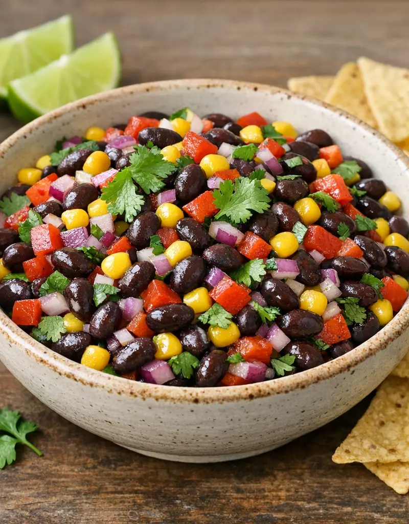 Black Bean And Corn Salsa prepared dish