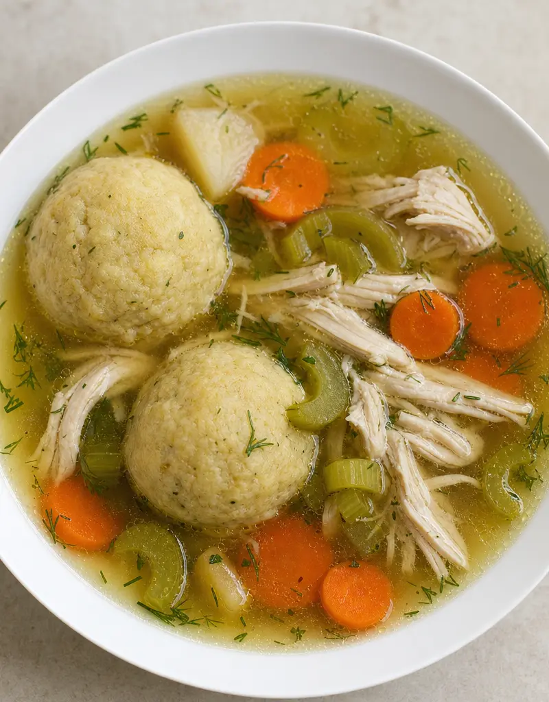 Jewish Chicken Soup with Matzo Balls