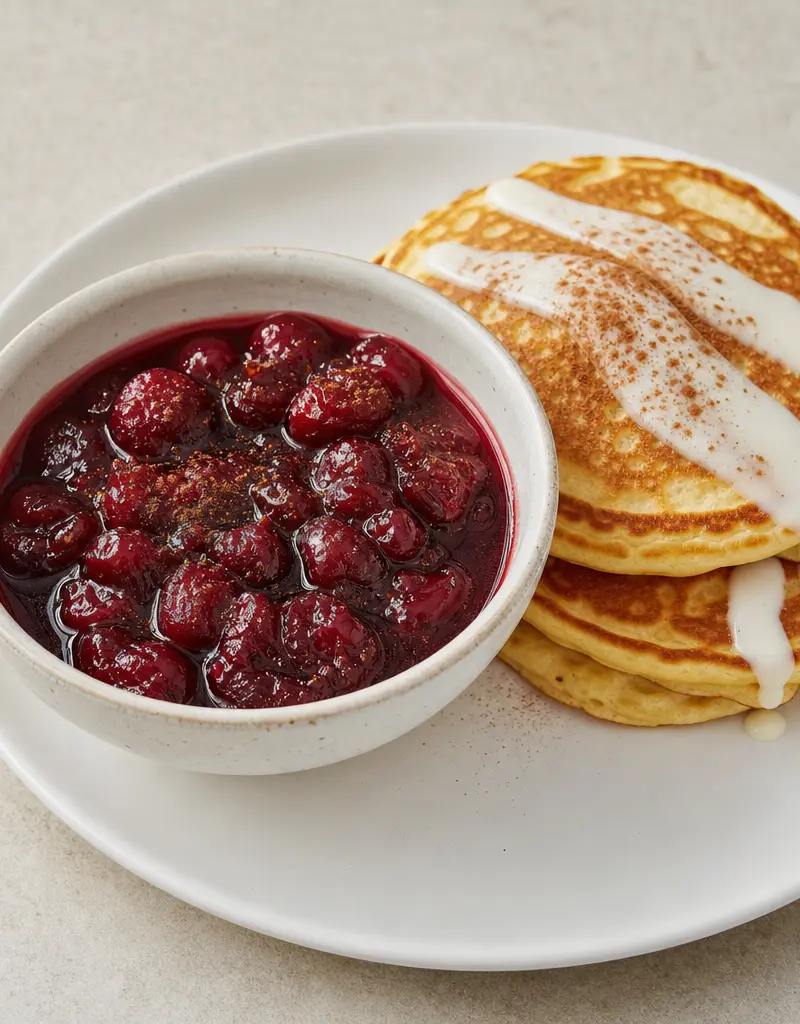 Hot Cherry Fruit Compote