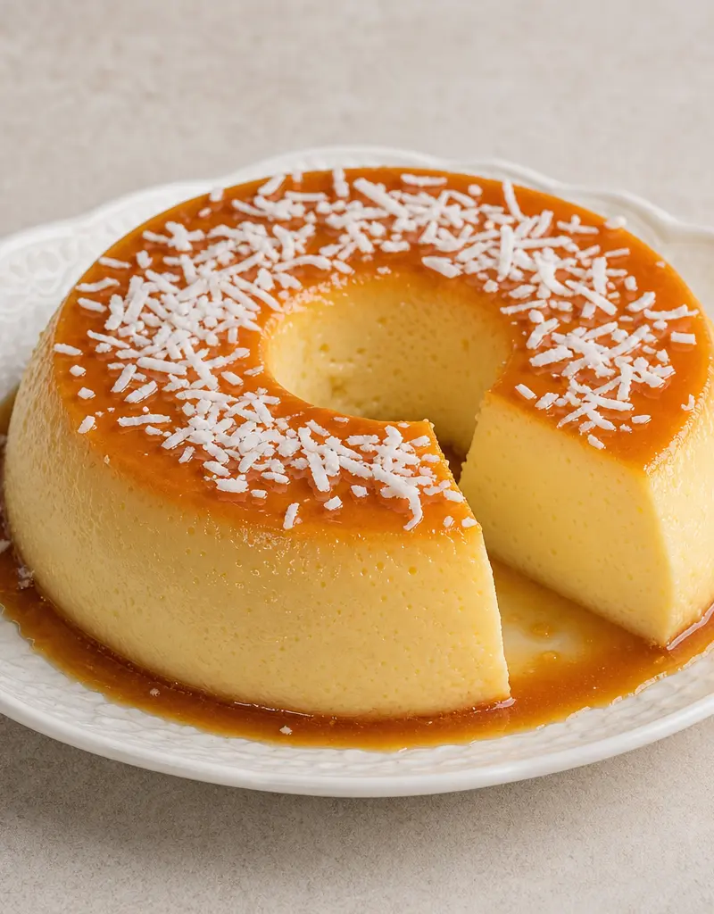Brazilian Milk Pudding prepared dish