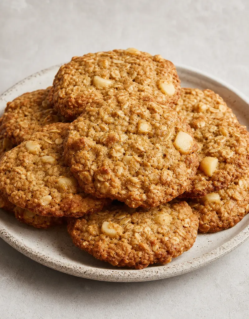 Macadamia Anzac Biscuits