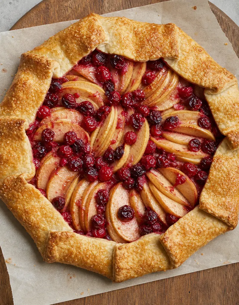 Apple Cranberry Galette