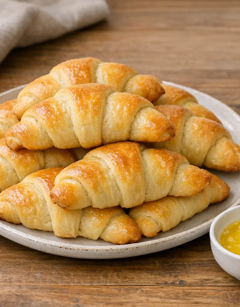 Butter Crescent Rolls prepared dish