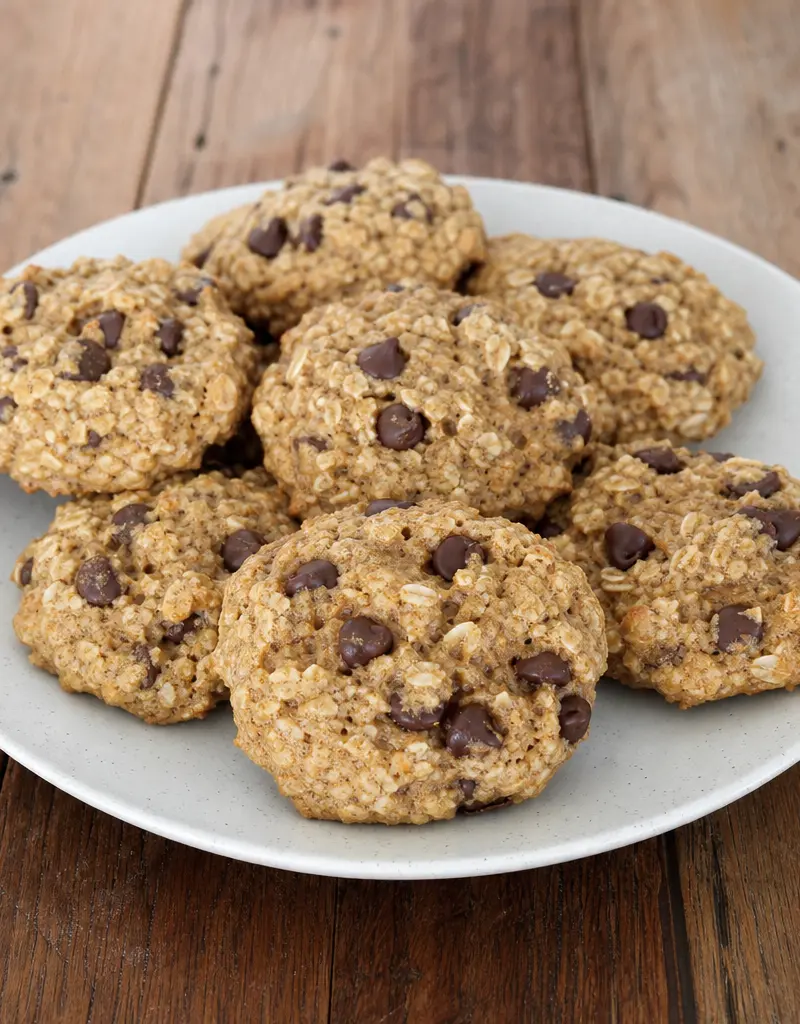 Vegan Banana Oatmeal Cookies