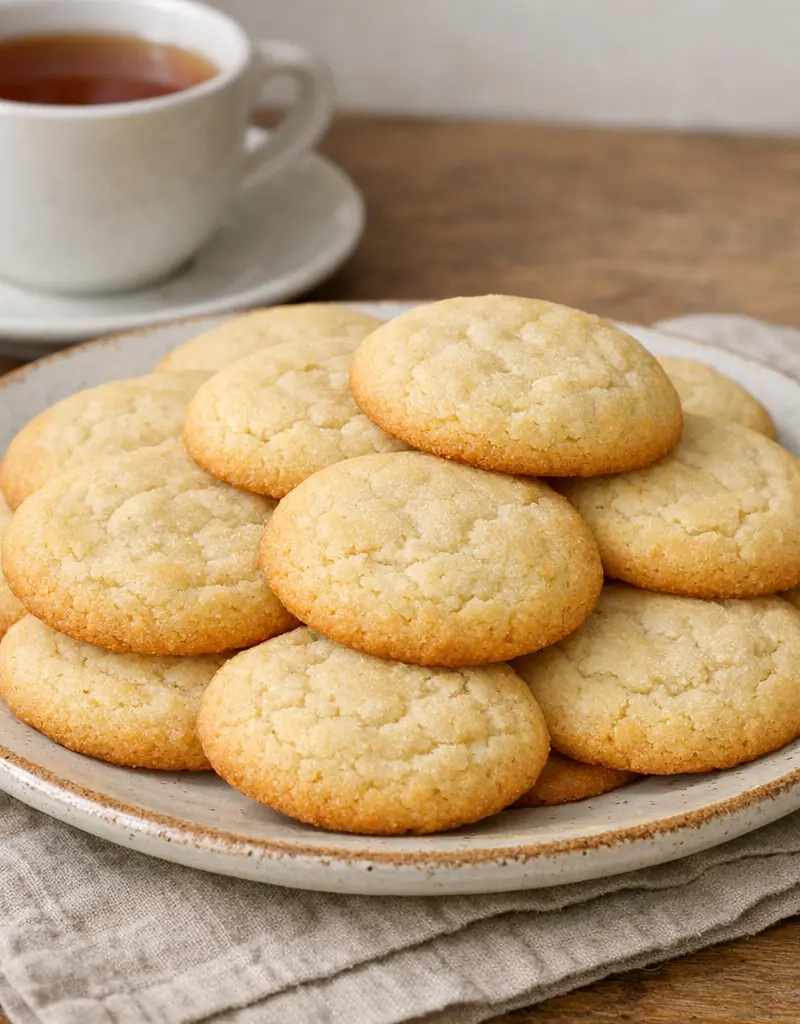 Classic Old-fashioned Tea Cakes prepared dish