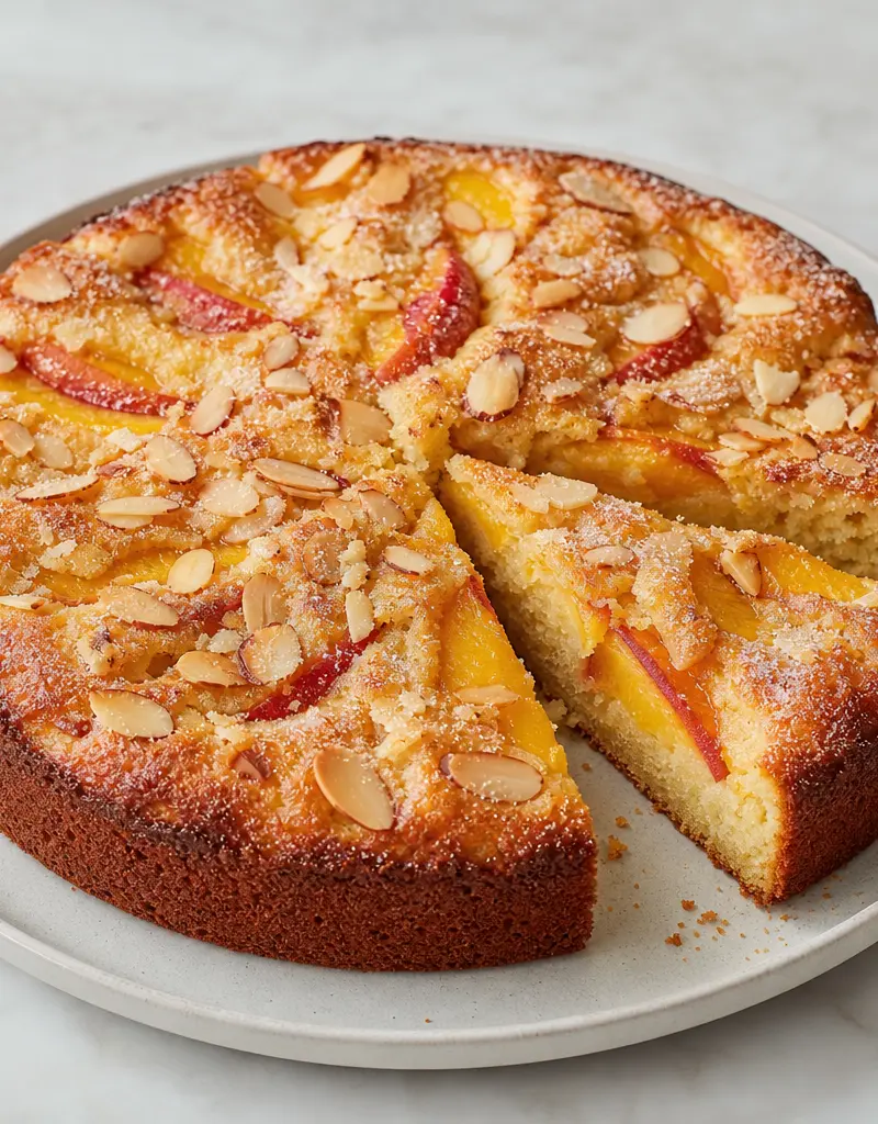 Peach Almond Cake
