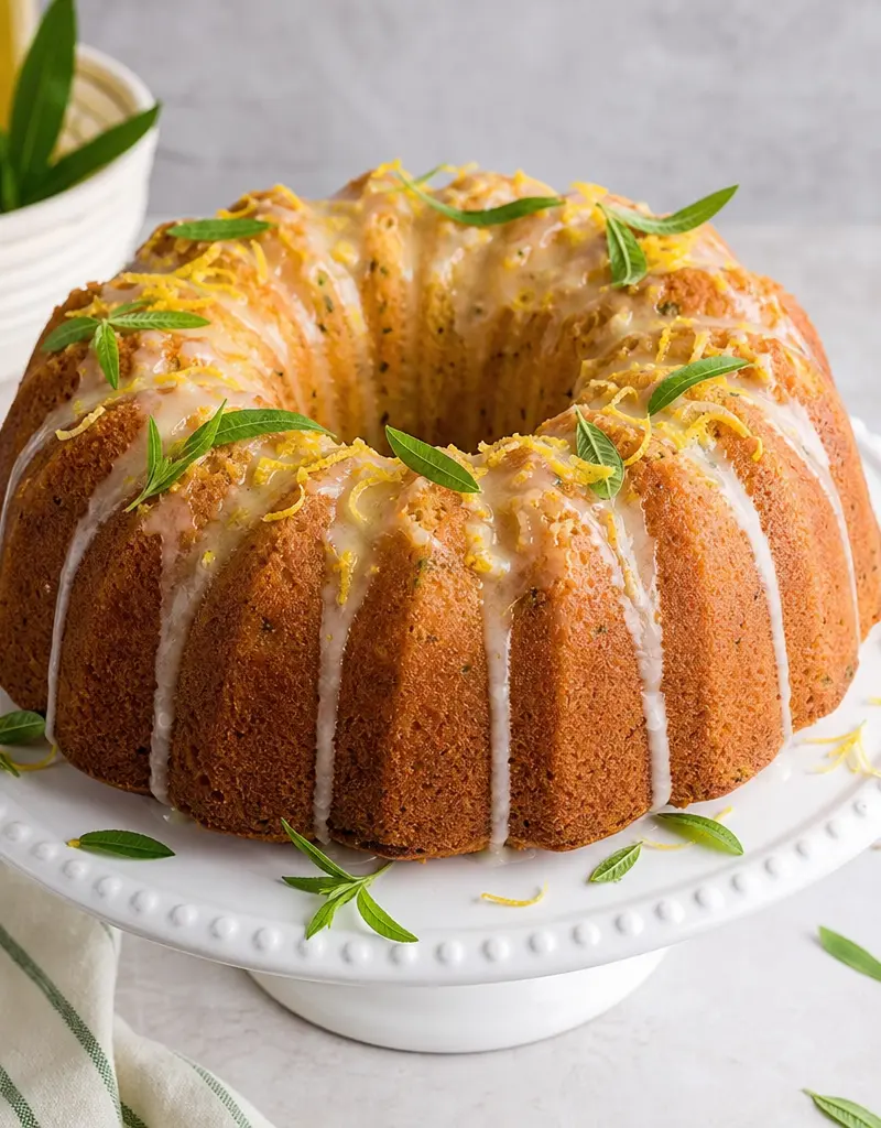 Lemon Verbena Pound Cake
