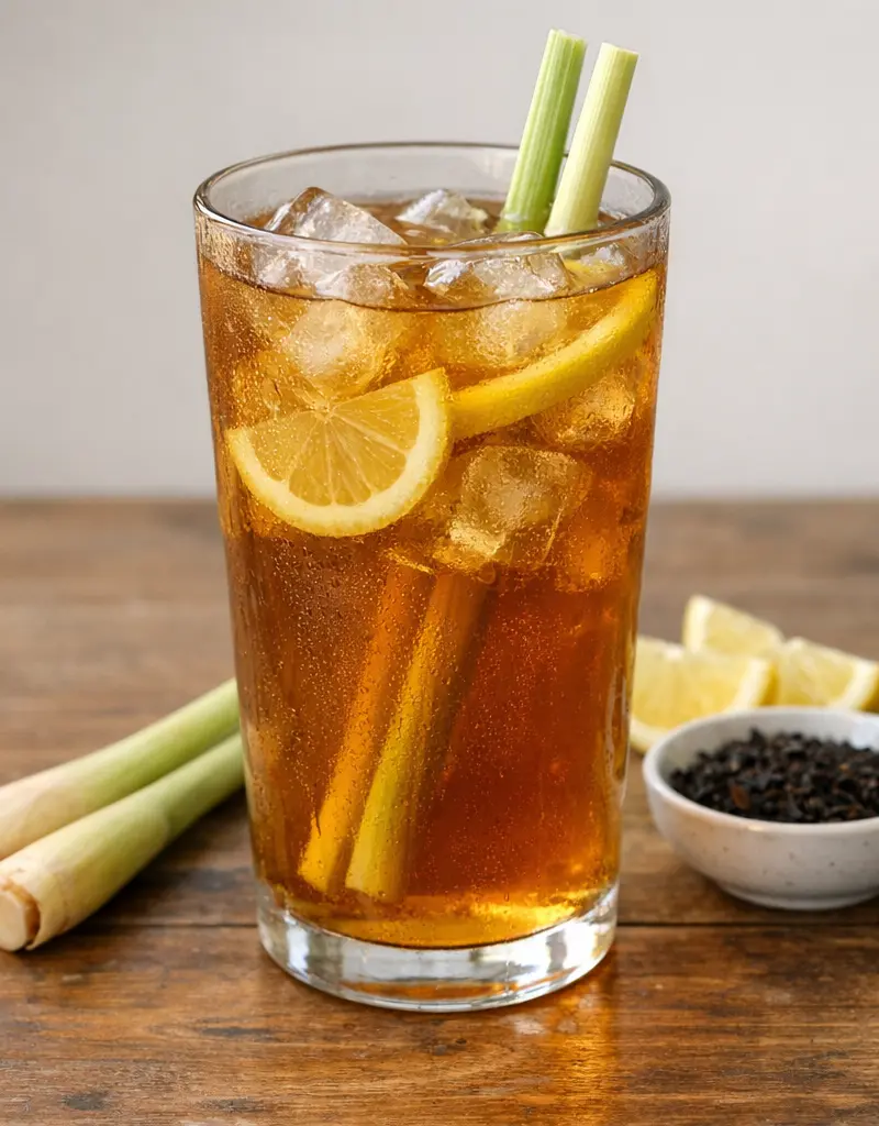 Lemongrass Iced Tea prepared dish
