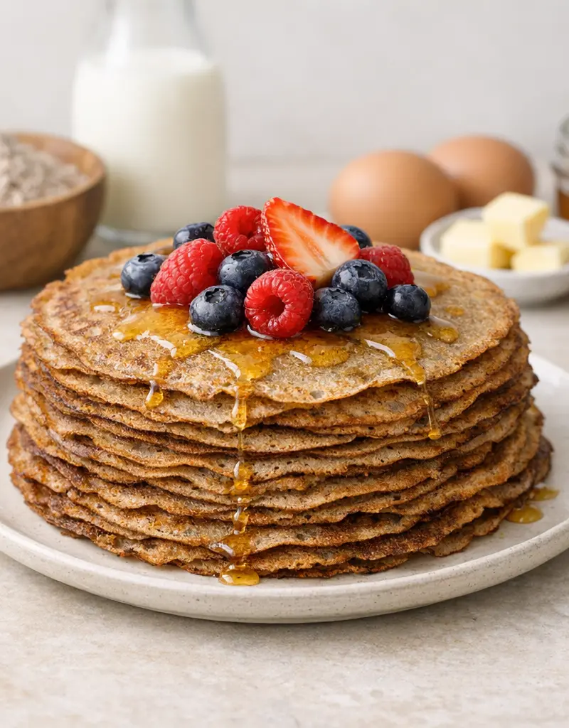 Buckwheat Crepes prepared dish
