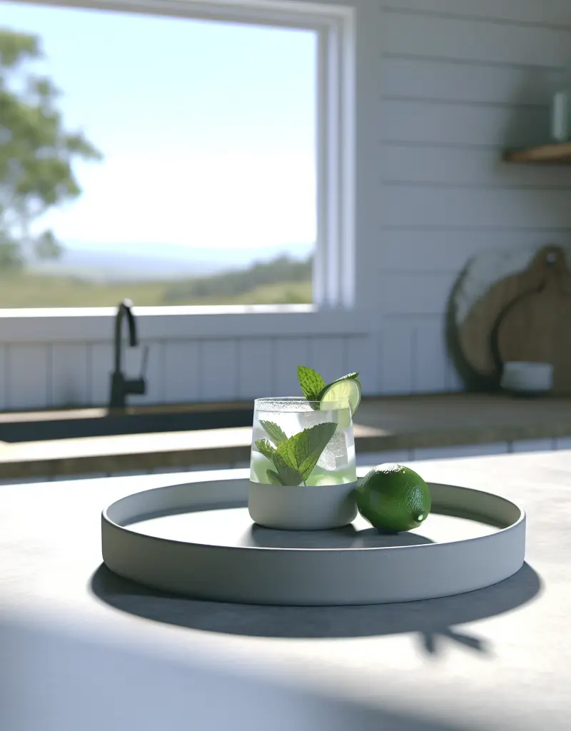 Mint Julep Punch prepared dish