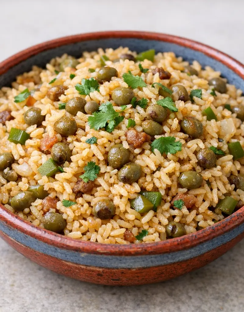 Arroz Con Gandules prepared dish