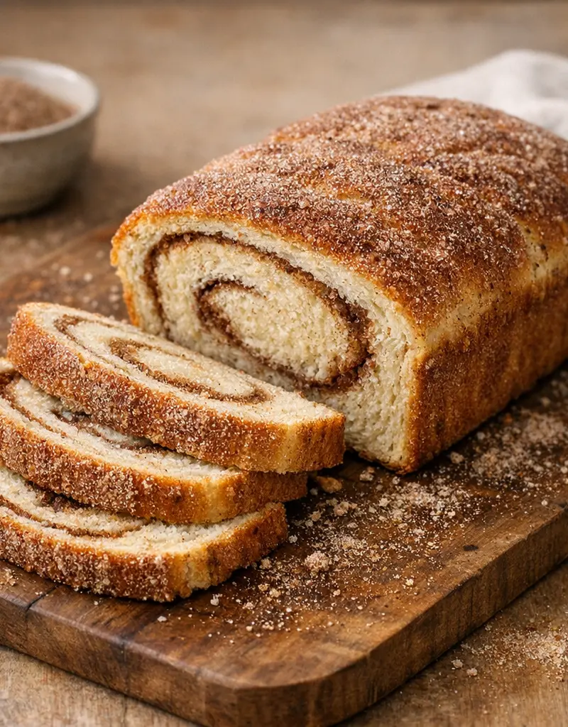 Cinnamon Sugar Bread prepared dish