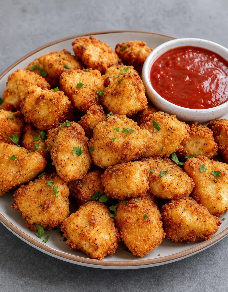 Crispy Fried Chicken Bites prepared dish