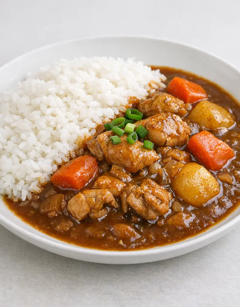 Japanese Curry Rice prepared dish