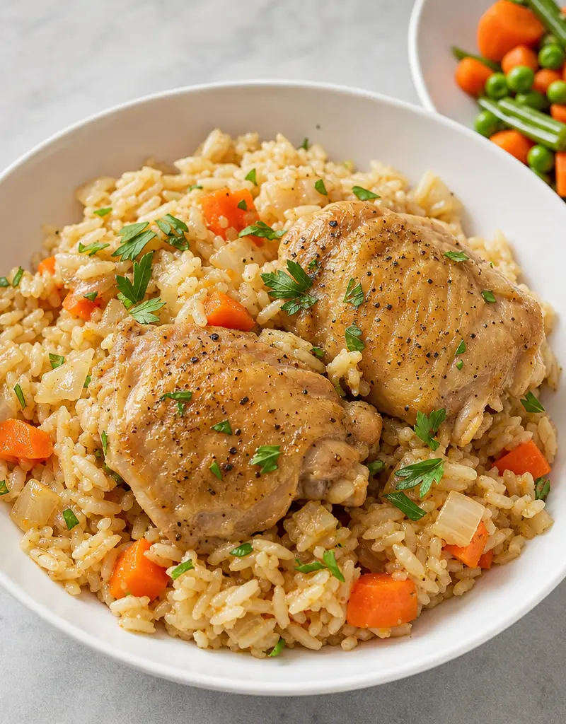 Pressure Cooker Chicken and Rice