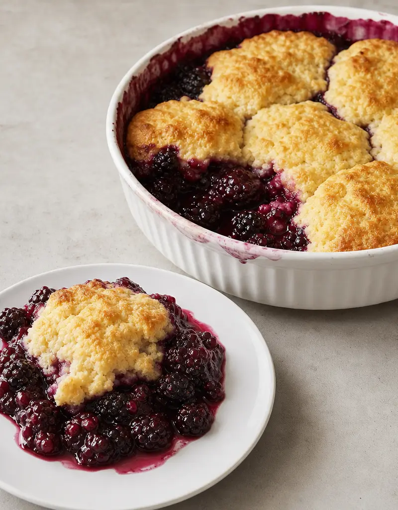 Fresh Blackberry Cobbler
