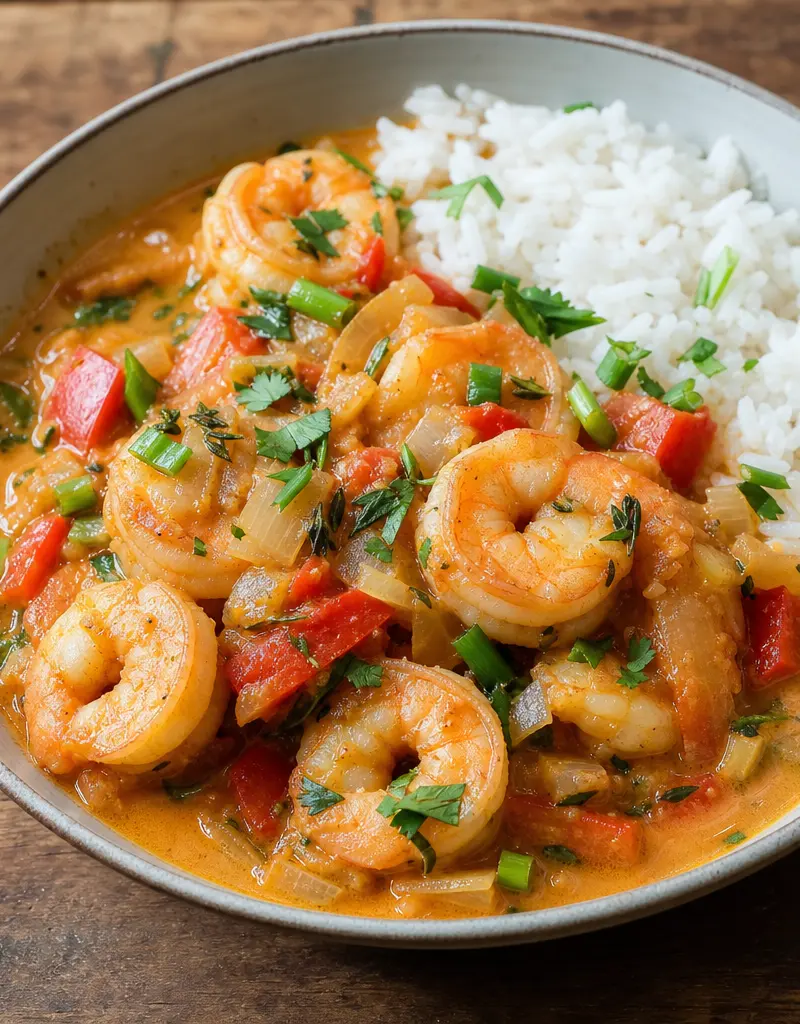 Jamaican Shrimp Rundown