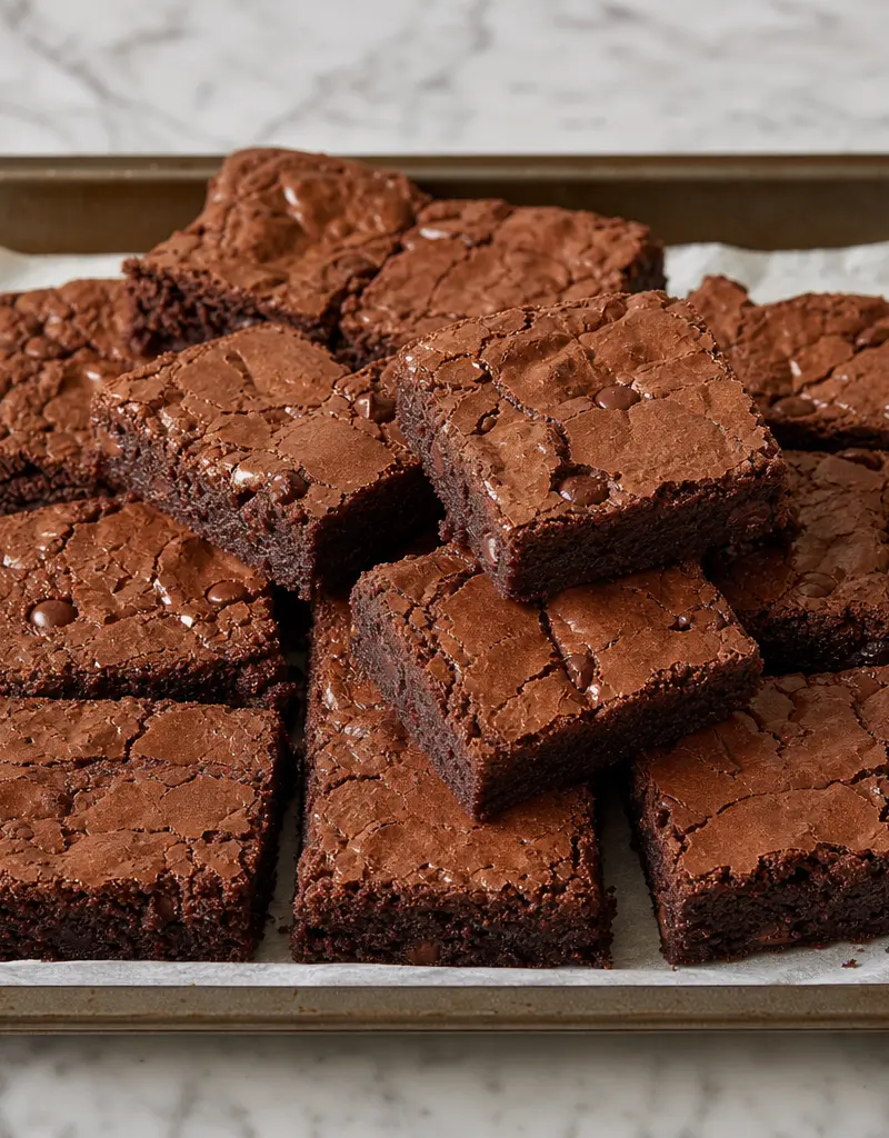 Classic Fudgy Cocoa Brownies