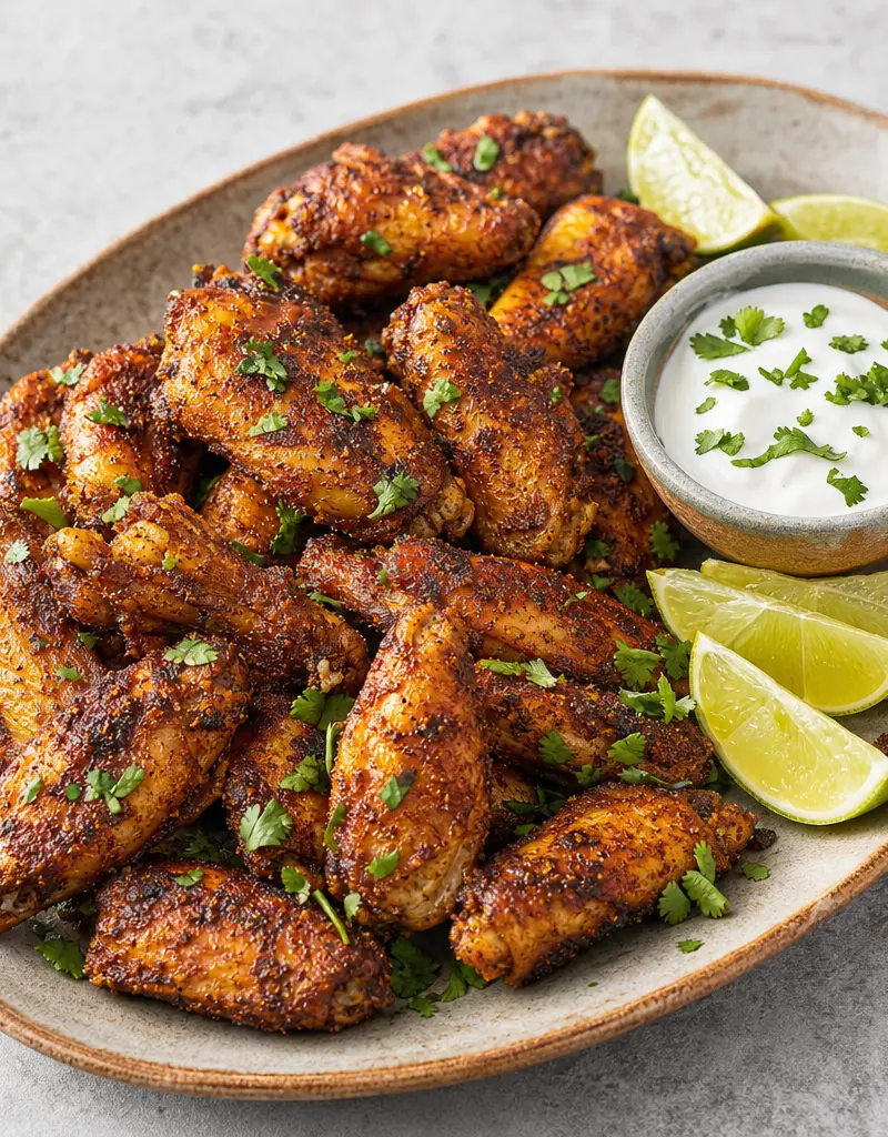 Crispy Taco-spiced Chicken Wings